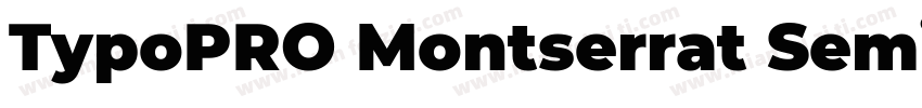 TypoPRO Montserrat Semi字体转换